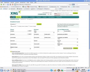 Die erweiterte XING-Suche