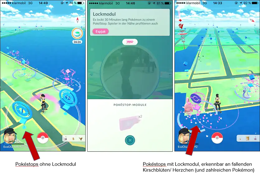 Pokémon Go Screenshots