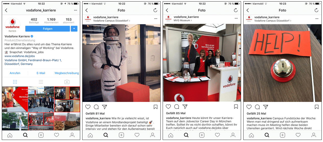 UPDATE: Employer Branding und Social Recruiting über Instagram 2017