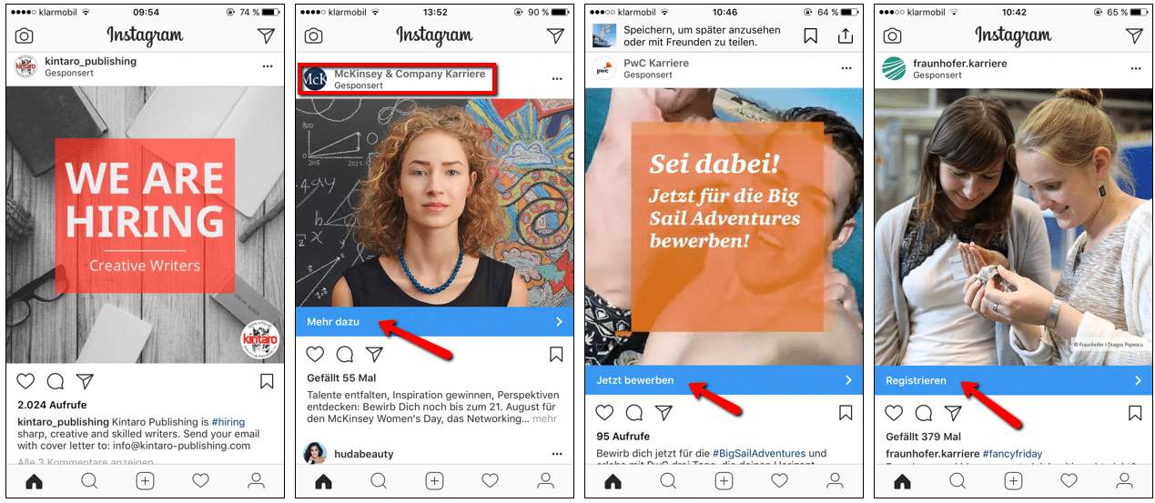 UPDATE: Employer Branding und Social Recruiting über Instagram 2017