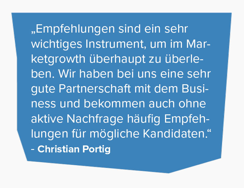 Tech-Recruiting Zitat Christian Portig