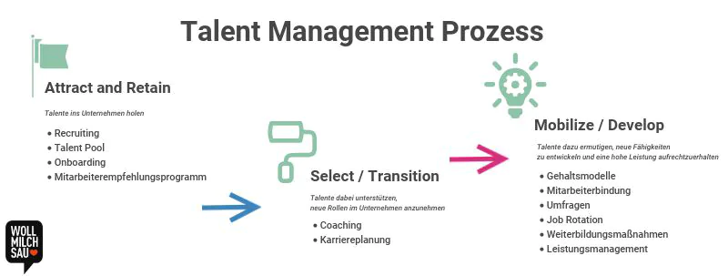 Prozessschritte im Talent Management