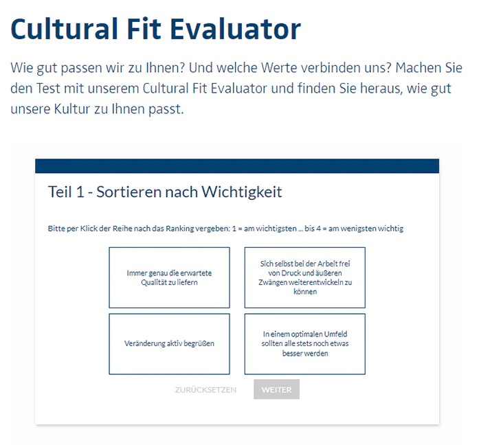 Cultural Fit Evaluator
