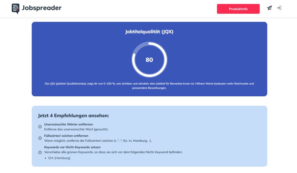 Aktualisierung Free Tools Jobspreader JQX