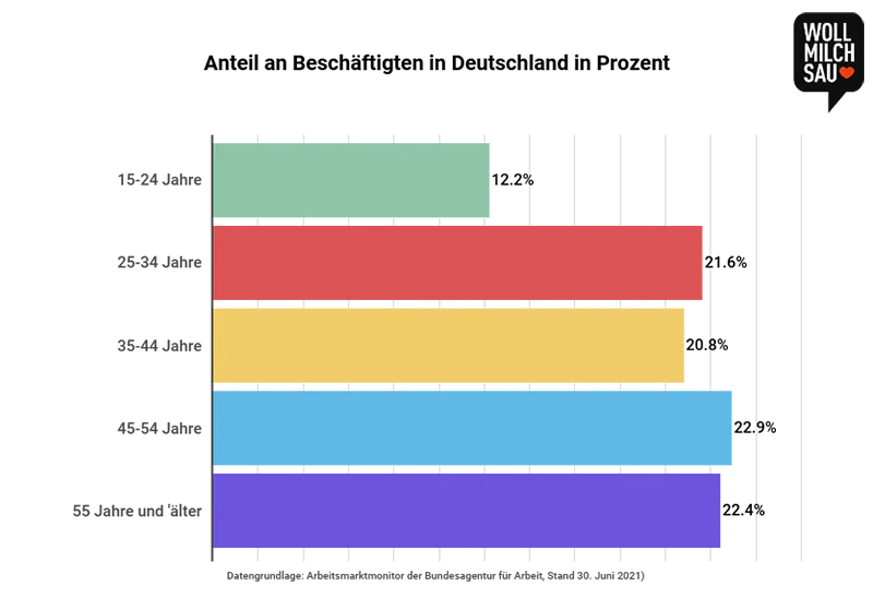 Demografischer Wandel, Altersverteilung